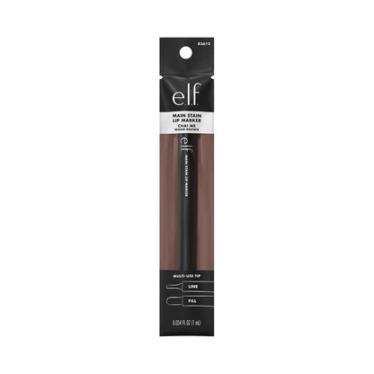 e.l.f. Main Stain Lip Marker, Lip Stain to Line, Define, Contour & Fill for Long-Lasting & Transfer-Resistant Color, Vegan & Cruelty-Free, Chai Me