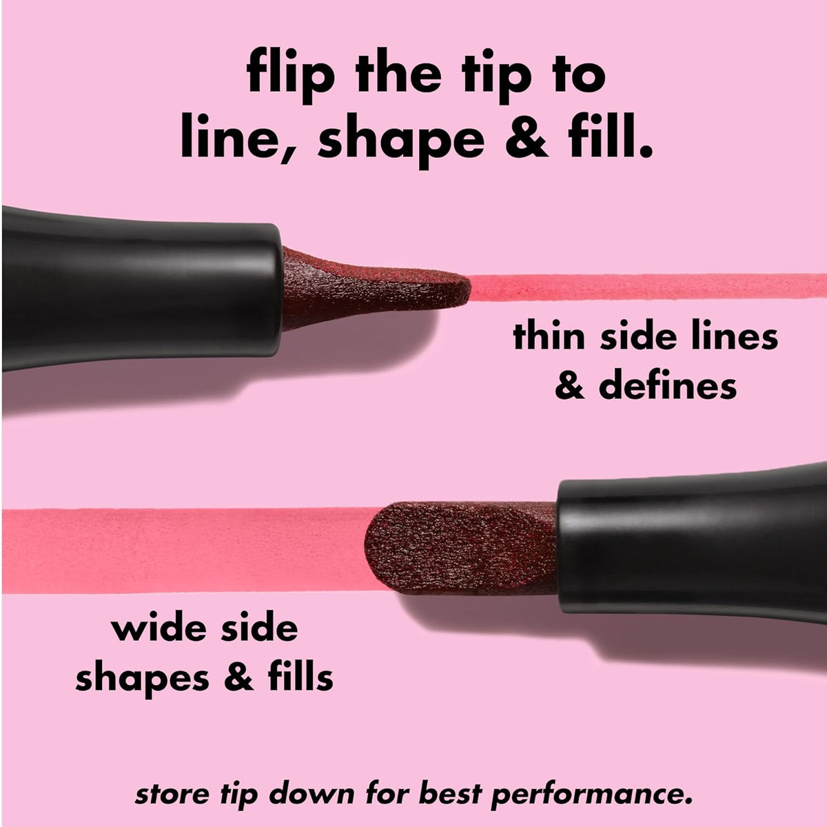 e.l.f. Main Stain Lip Marker, Lip Stain to Line, Define, Contour & Fill for Long-Lasting & Transfer-Resistant Color, Vegan & Cruelty-Free, Chai Me
